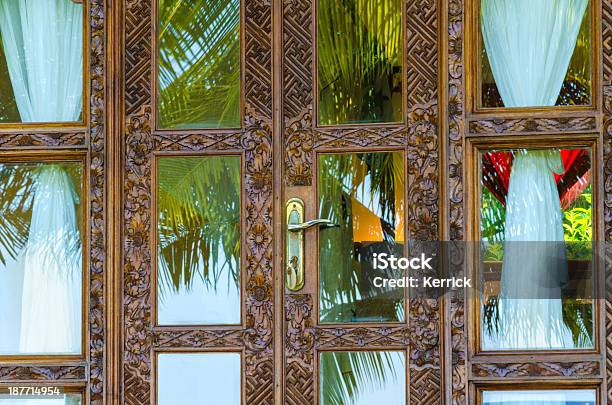 Tür Eines Resortbungalow In Bali Indonesien Stockfoto und mehr Bilder von Asien - Asien, Bali, Eingang