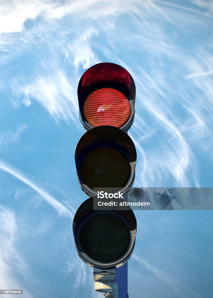 Der Lampe Rot - Lizenzfrei Ampel Stock-Foto