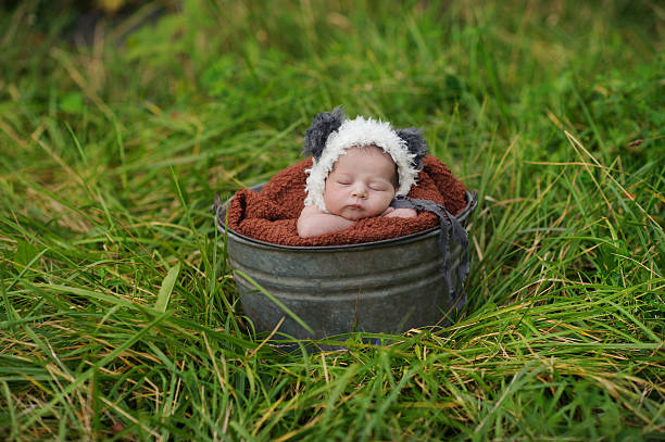 istock Sleeping Newborn Girl 187715831