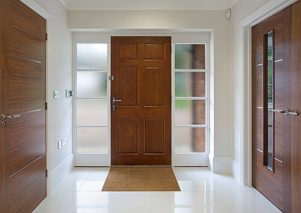 front door of a new house
