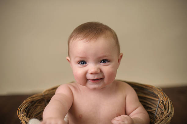 istock Baby Posing In bucket 187717893