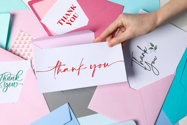 istock Words of gratitude, gratitude concept, text Thank you 1877195665
