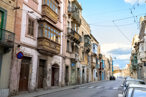 istock San Pawl street (near Birgu), Malta 1877195716