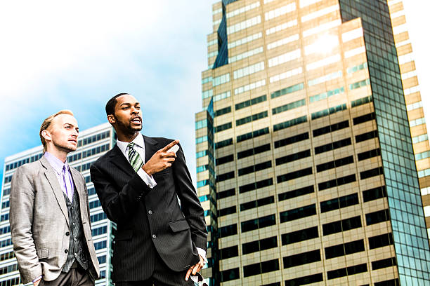 istock Young Businessmen Outdoors 187719711