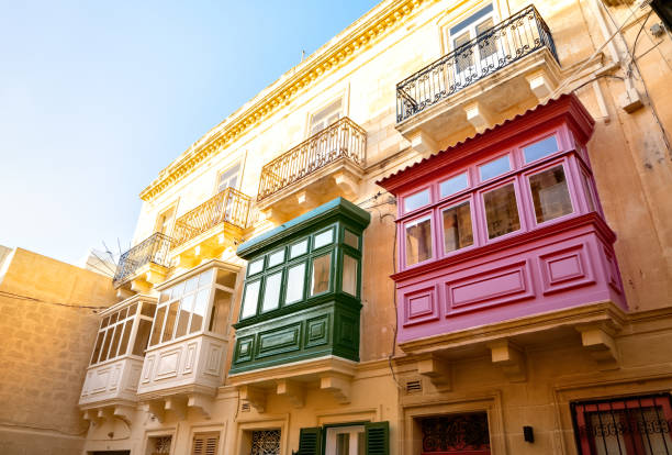 istock Colorful balconies, Rabat (near Mdina), Matla 1877197440