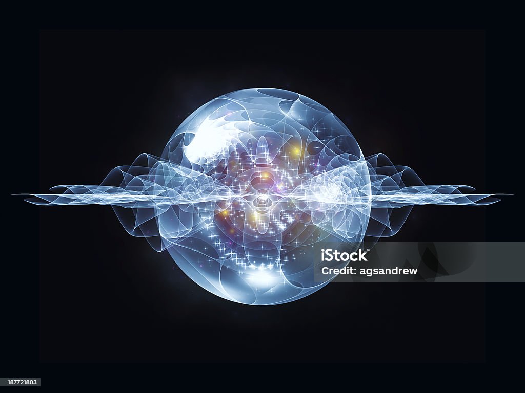 Onda Virtual de las partículas - Foto de stock de Abstracto libre de derechos