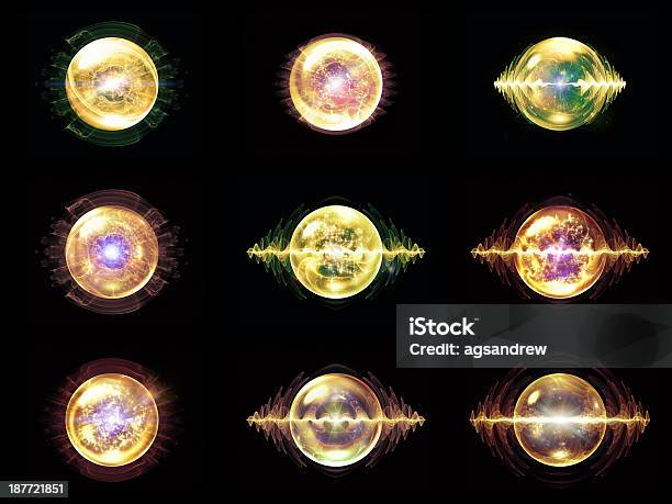 Diversidade De Onda De Partícula - Fotografias de stock e mais imagens de Fotão - Fotão, Ampliação, Ciência