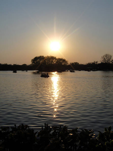 istock Sunset at the Shichahai Lake, Beijing 187726289