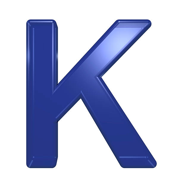 istock One letter from blue glass alphabet set 187727374