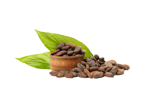 PNG, ingredient for making chocolate - cocoa, isolated on white background