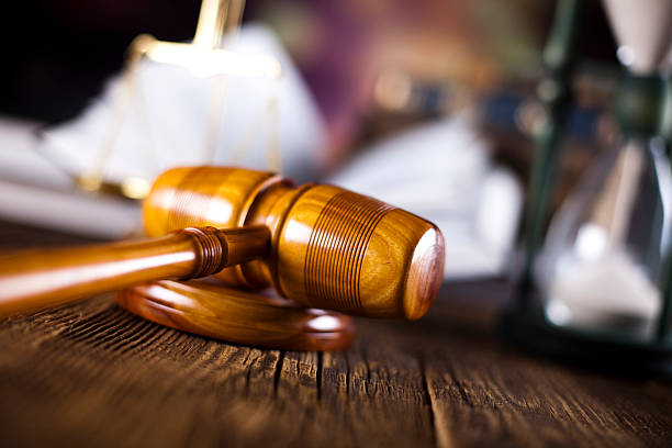 istock Legal gavel on a law book 187727718