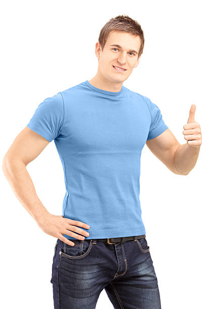 istock Young handsome man giving a thumb up 187728249