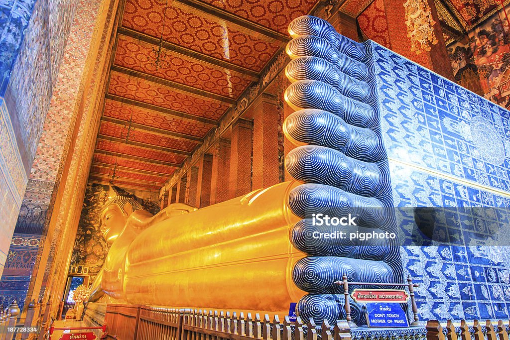 temple de Wat Pho à Bangkok, Thaïlande - Photo de Heures supplémentaires libre de droits