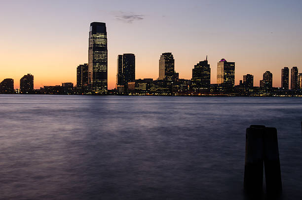 istock View of Jersey City from Battery park at sunset 187728836