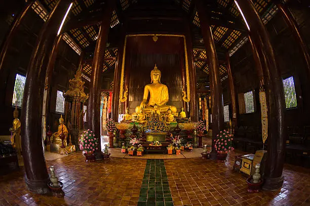 Pan Tao Temple located in Chiang Mai , Thailand