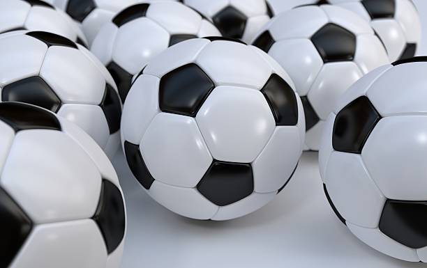 istock Championship soccer balls 187730045