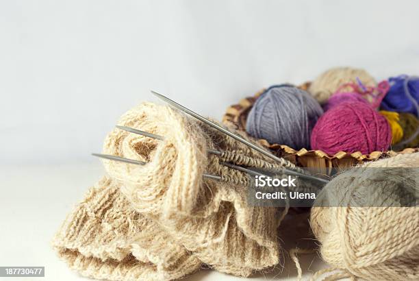 Knitwear Stock Photo - Download Image Now - Art And Craft, Ball Of Wool, Basket