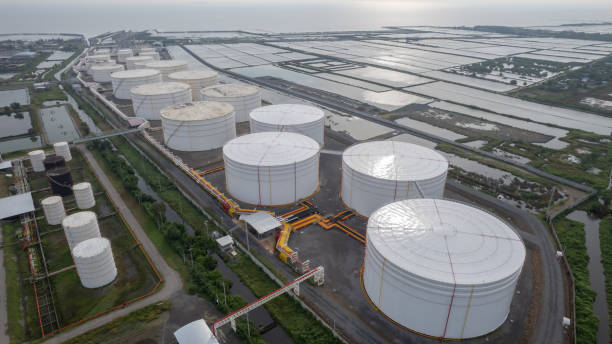 istock Reserve oil storage of the 1877423776