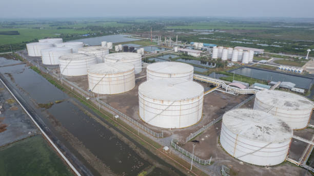 istock Reserve oil storage of the 1877424303