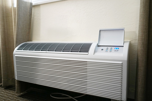 close up on air conditioner indoor