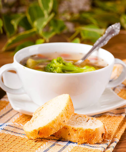 istock Vegetable broccoli soup and carrots 187752067
