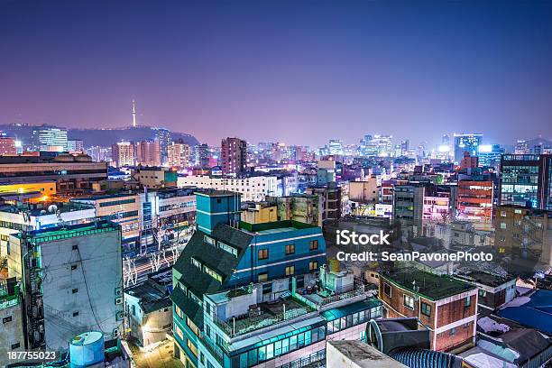 한국시각 스카이라인 강남구에 대한 스톡 사진 및 기타 이미지 - 강남구, 건물 외관, 경관