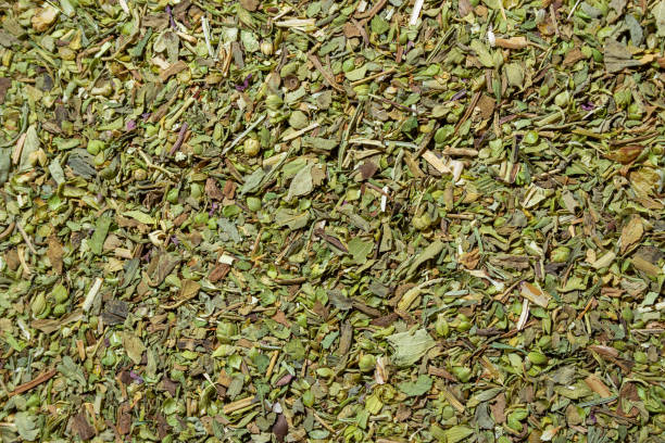 istock Dry Aromatic Herbs and Flavorful Spices Mix 1877595801