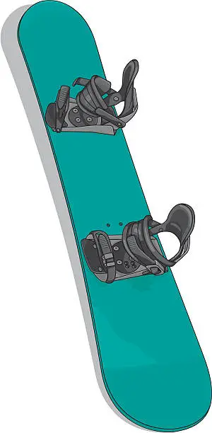 Vector illustration of Snowboard