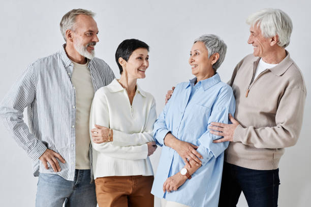 istock Senior Friends Laughing and Looking at Each Other 1877663077
