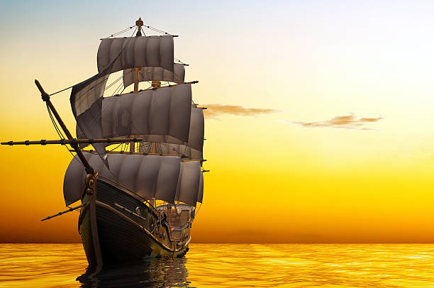 istock Sailboat in the sea. 187769609