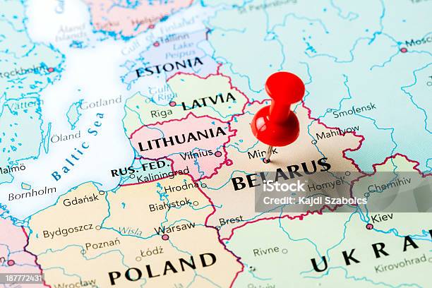 Map Belarus Stock Photo - Download Image Now - Belarus, Map, Geographical Border