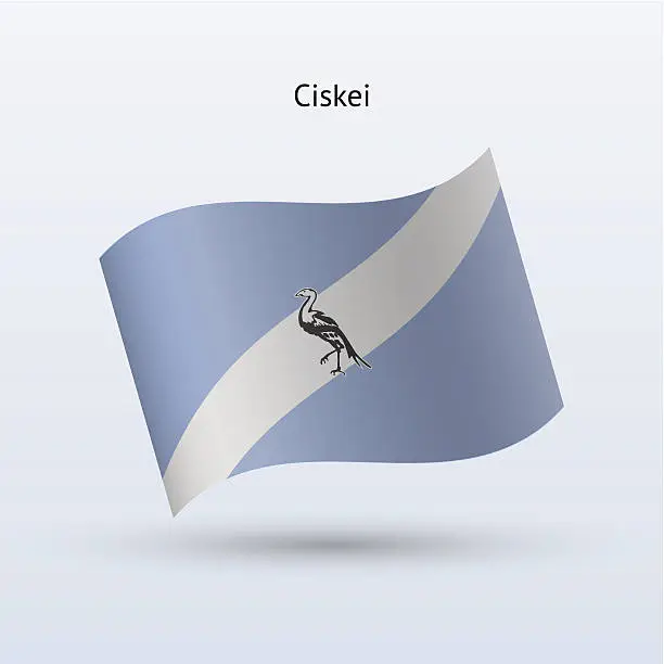 Vector illustration of Ciskei Flag
