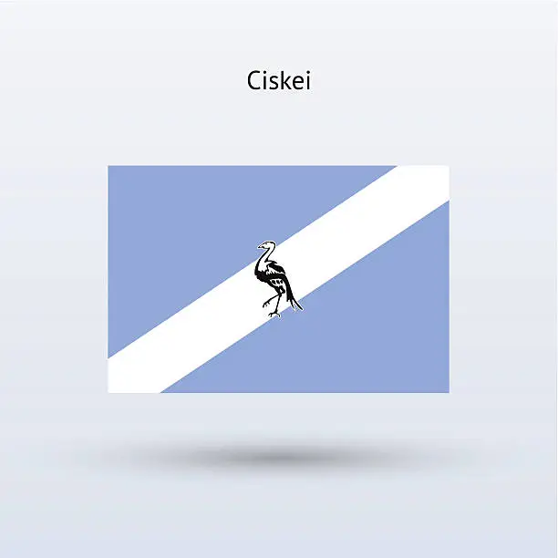 Vector illustration of Ciskei Flag