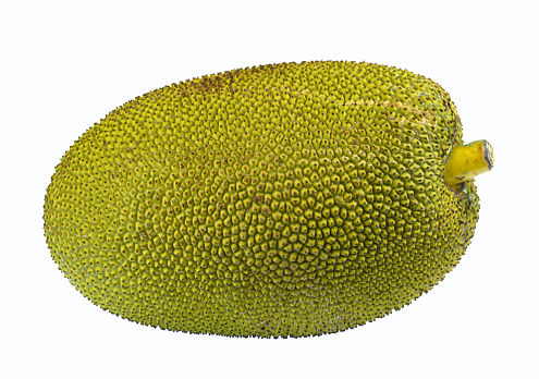 fresh jackfruit isolated on white background