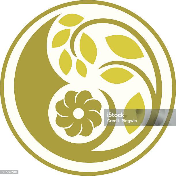 Floral Décoratif Circle Vecteurs libres de droits et plus d'images vectorielles de Agriculture - Agriculture, Arbre, Bien-être