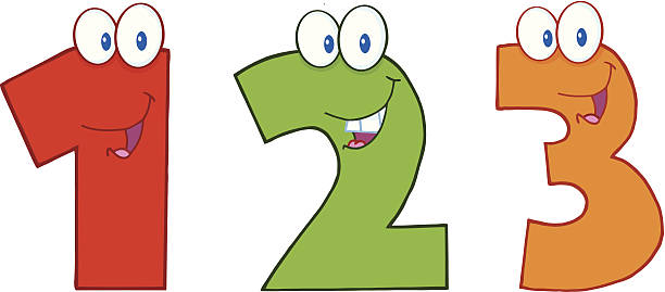 Numbers Onetwo And Three Stock Illustration - Download Image Now -  Characters, Number, Number 2 - iStock