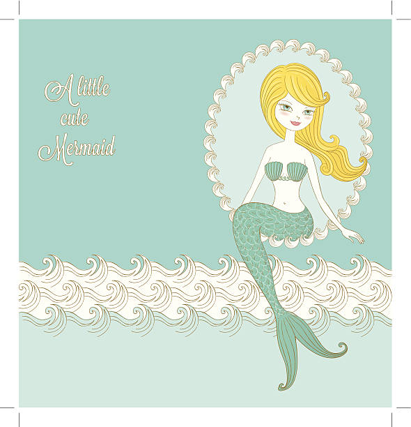 ilustrações de stock, clip art, desenhos animados e ícones de retro da pequena sereia - manga style women little girls teenage girls