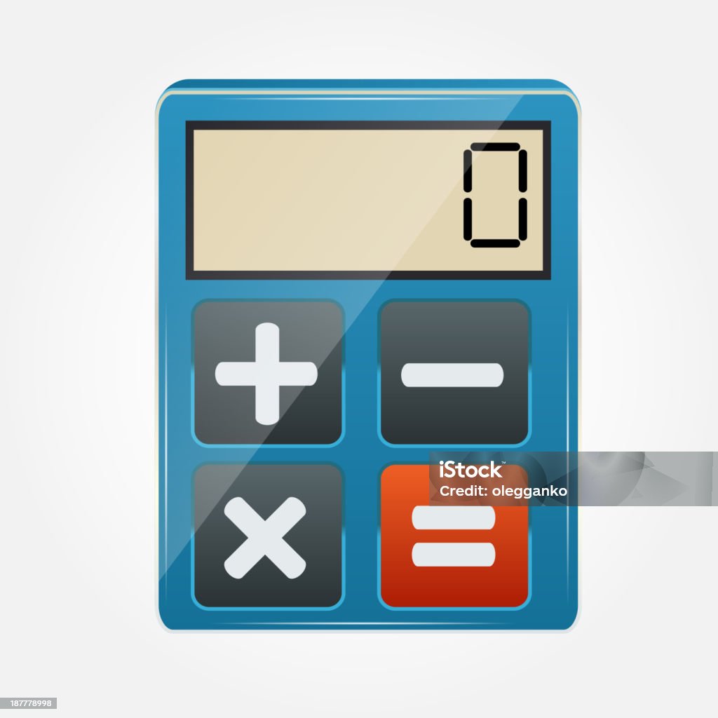 Calculatrice d'icône illustration vectorielle - clipart vectoriel de Agenda électronique libre de droits