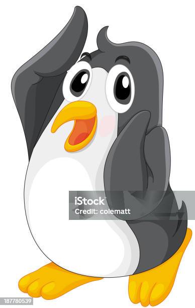 Pinguim - Arte vetorial de stock e mais imagens de Alegria - Alegria, Animal, Antropomórfico