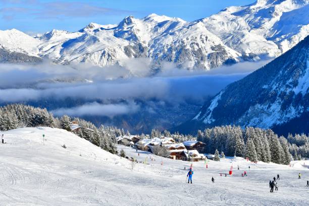 istock Courchevel ski resort by winter 1877813018