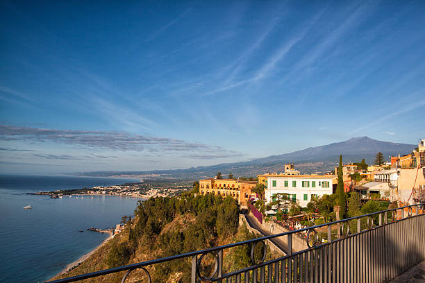 istock Sunrise in Taormina on Sicily 187782821