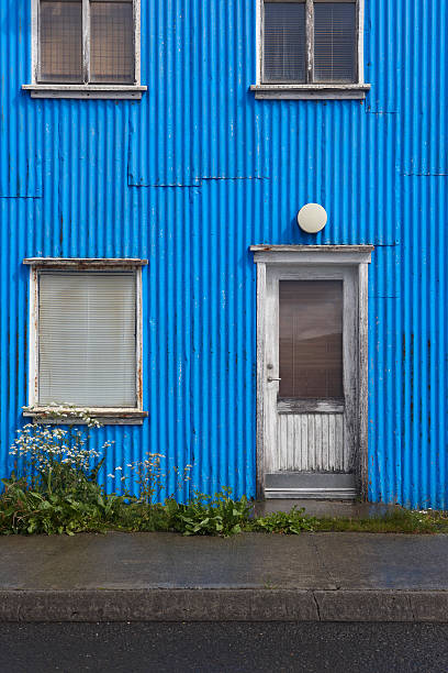 istock Iceland. Traditional metallic islandic facade. 187784660