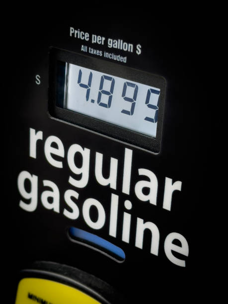 The gas meter at residential building.