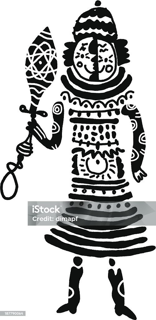 Indian Image of Indian Adult stock vector