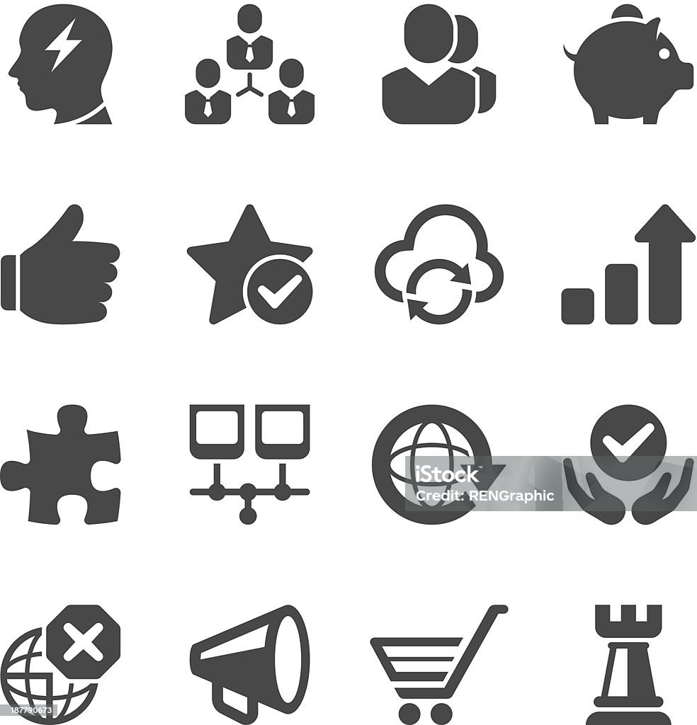 Internet & Web Icon Set/einzigartige Series - Lizenzfrei Applaudieren Vektorgrafik