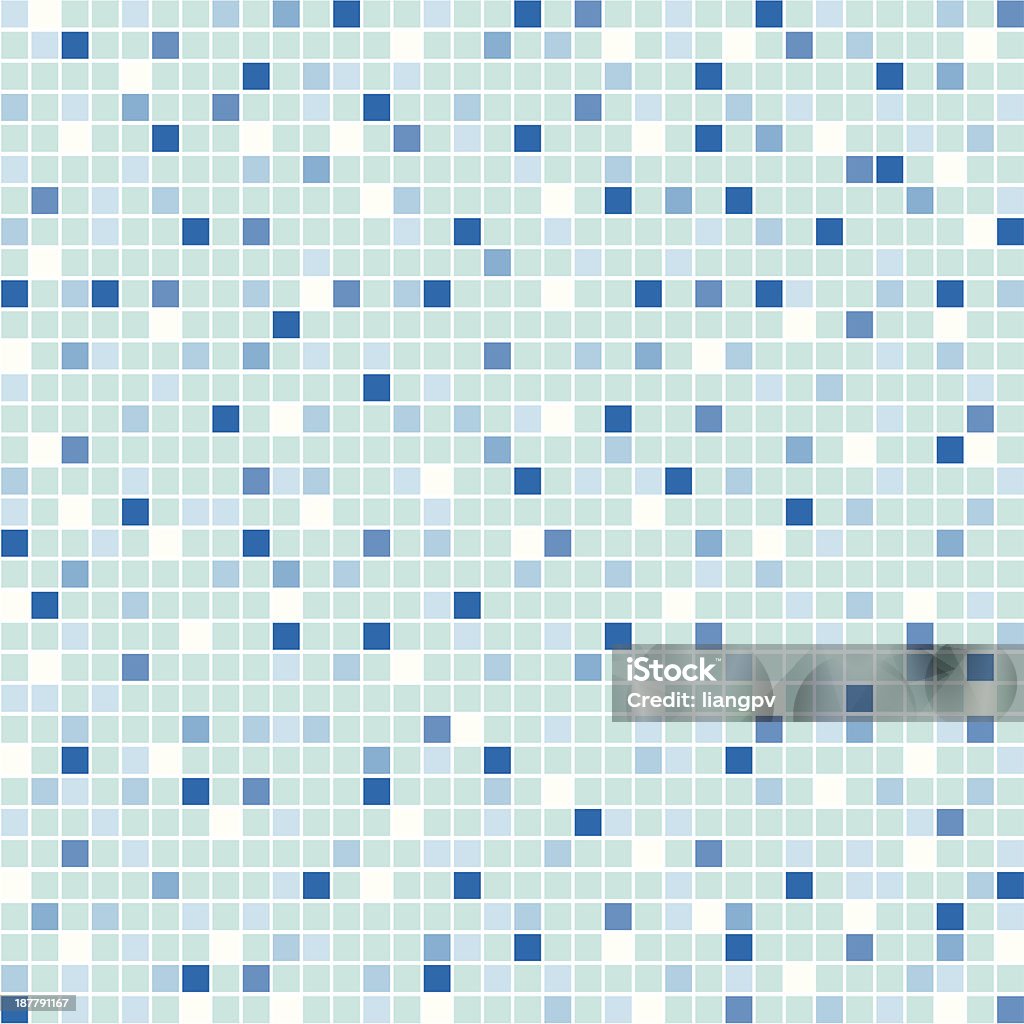 Blue pixels - Vetor de Azulejo royalty-free