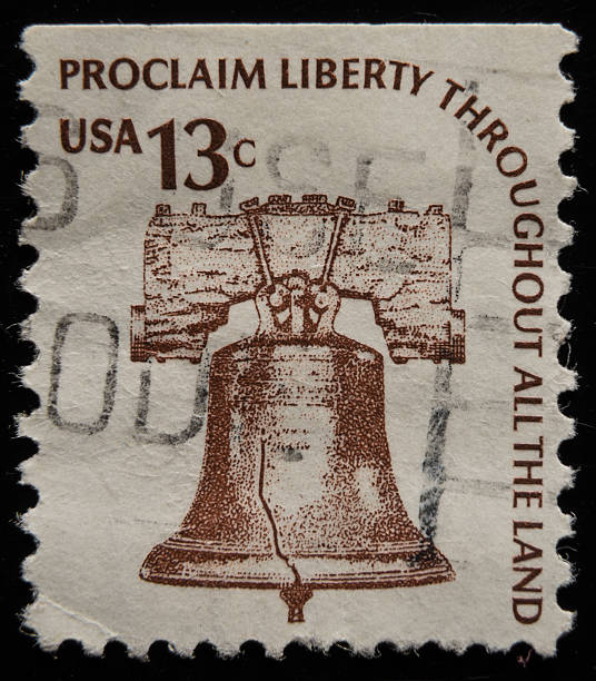 istock Liberty Bell U.S. Postage stamp 187791403