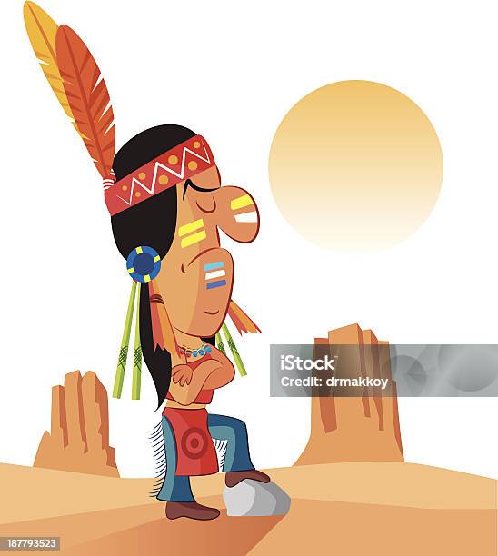 American Indian Stock Vektor Art und mehr Bilder von Arizona - Arizona, Ein Mann allein, Eine Person