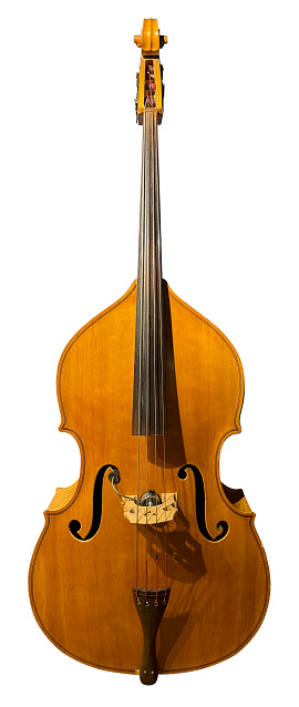Antique Cello Isolated on a white background