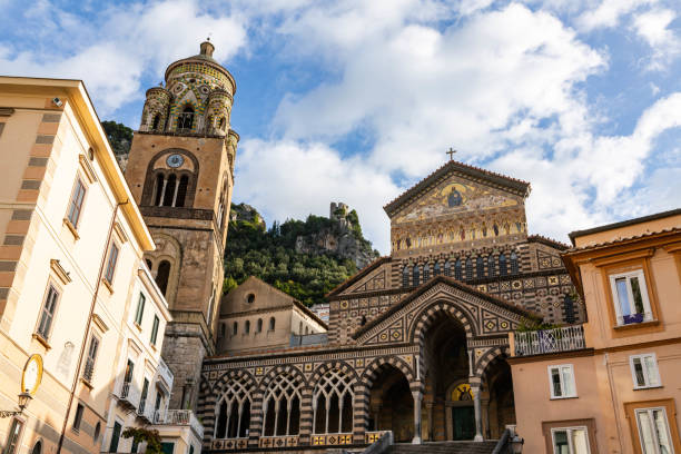 istock Almalfi Duomo with Stunning Cityscape and S 1877956080